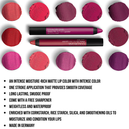 Colorbar Matte Me As I Am Lip Color New Stunt-[006]