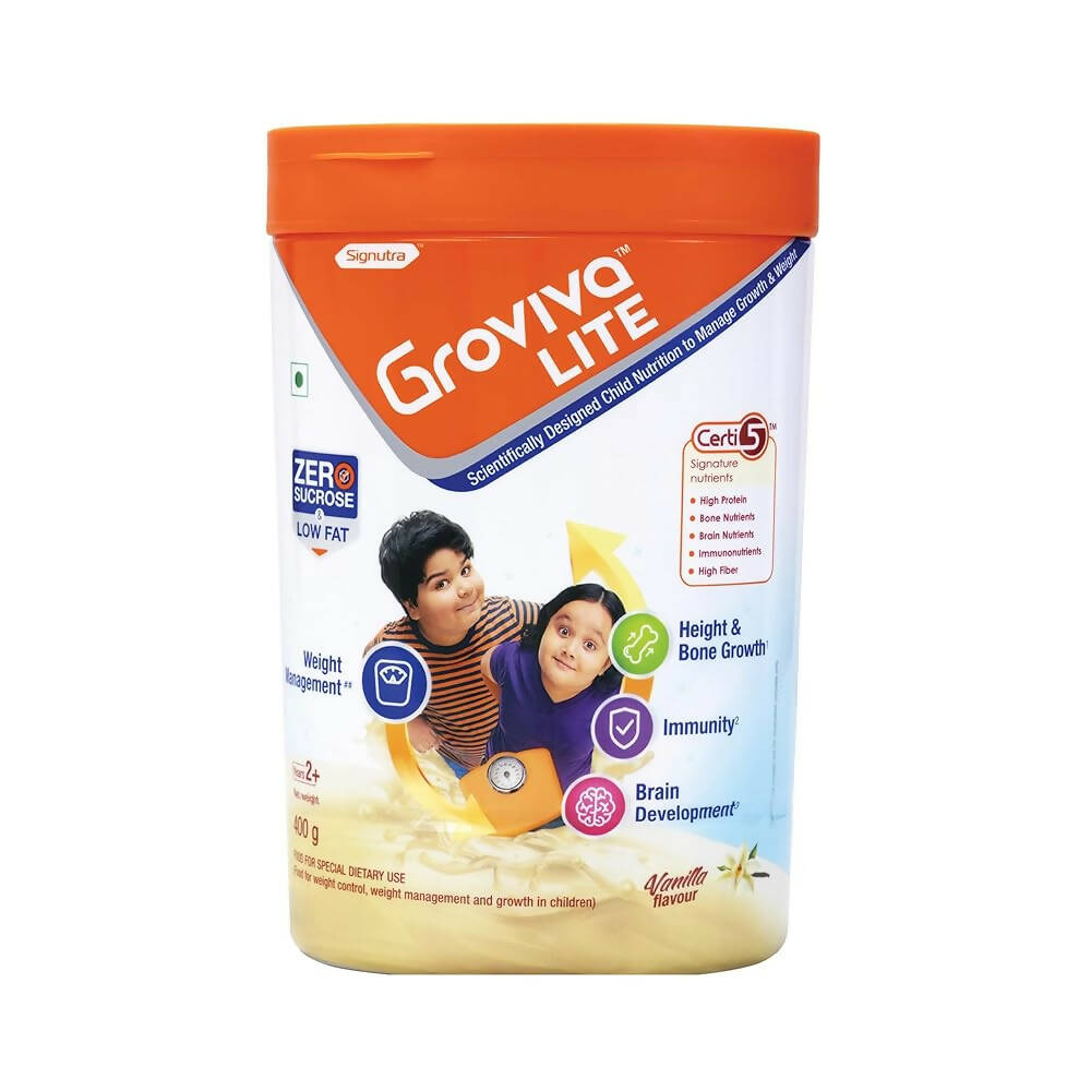 Groviva Lite Child Nutrition Powder to Manage Growth & Weight - BUDNE