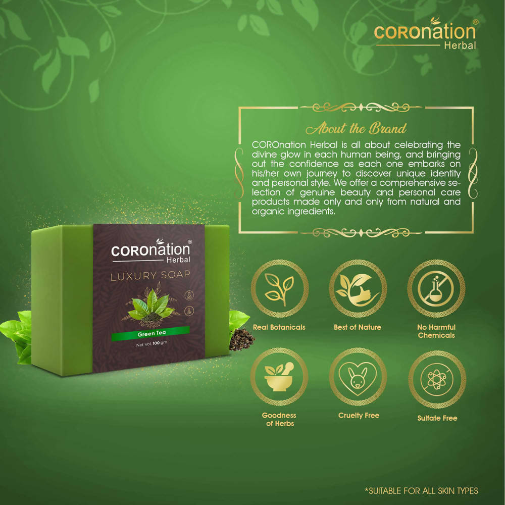 Coronation Herbal Green Tea Luxury Soap