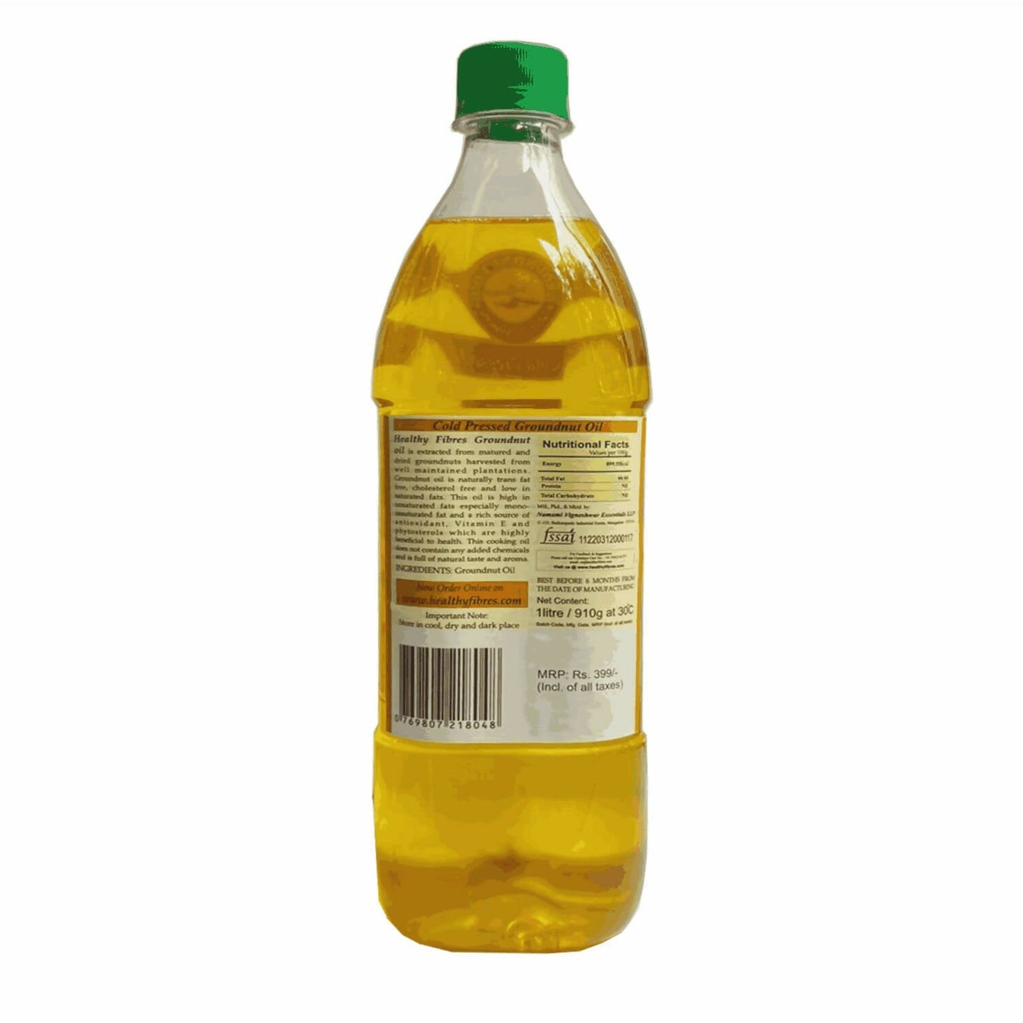 Healthy Fibres Cold Pressed Groundnut Oil