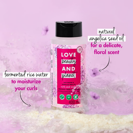 Love Beauty And Planet Rice Water & Angelica Seed Oil Shampoo