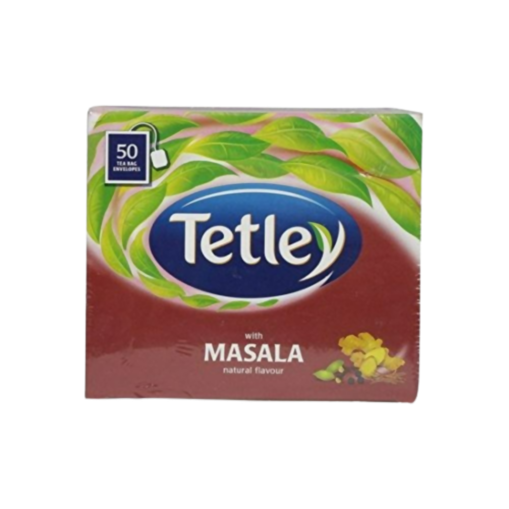 Tetley Tea Bag Masala 50 Piece Carton - BUDNE