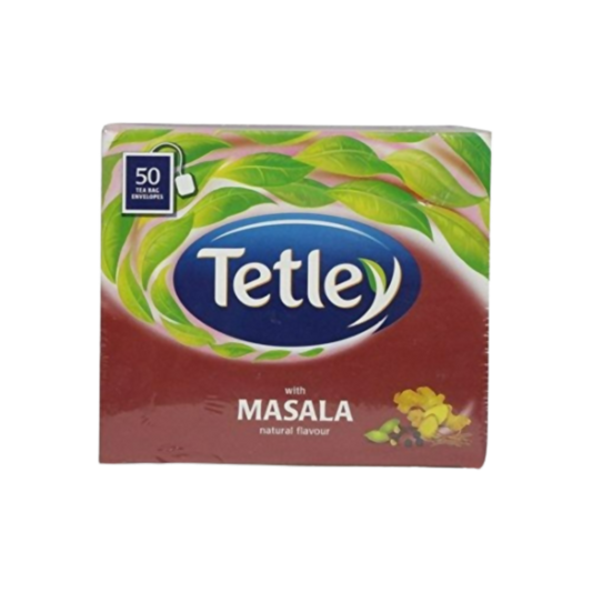 Tetley Tea Bag Masala 50 Piece Carton - BUDNE