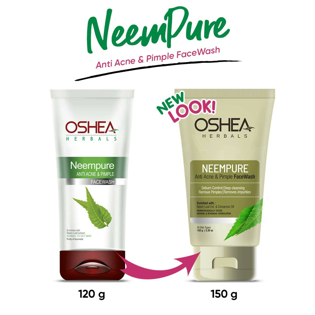Oshea Herbals Neempure Anti Acne & Pimple Face Wash