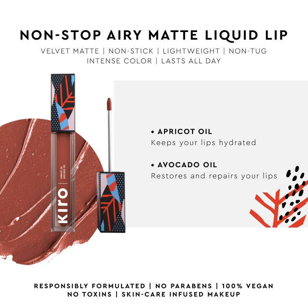 Kiro Airy Matte Liquid Lipstick - Pink Pepper (Soft Berry)