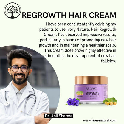 Ivory Natural Hair Growth Cream For Stronger, Healthier Hair