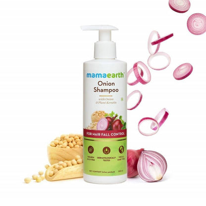 Mamaearth Onion Shampoo For Hair Fall Care