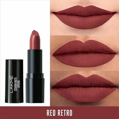 Lakme Cushion Matte Lipstick - Red Retro