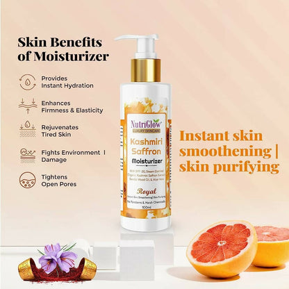 NutriGlow Luxury Skincare Kashmiri Saffron Moisturizer with SPF 20