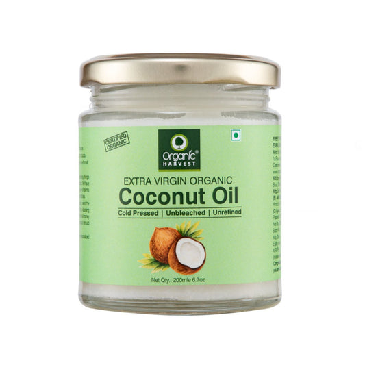 Organic Harvest Extra Virgin Organic Coconut Oil Cold Pressed