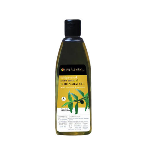 Soulflower Cold Pressed Pure Natural Bhringaraj Oil