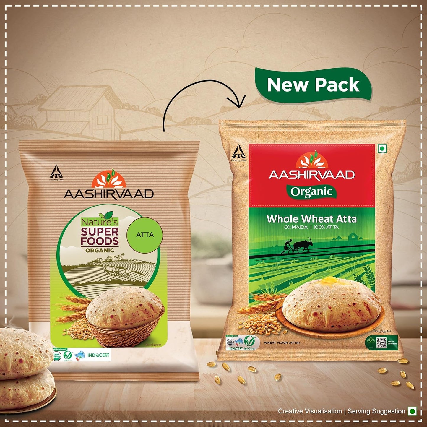 Aashirvaad Nature's Super Foods Organic Atta