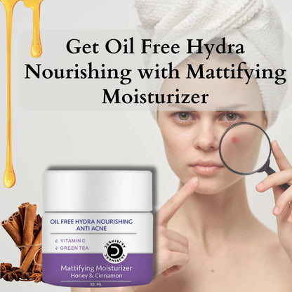 Dermistry Mattifying Moisturizer & Anti Acne Foaming Face Wash