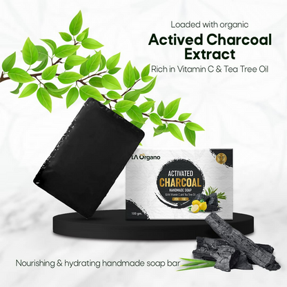 LA Organo Charcoal Handmade Soap