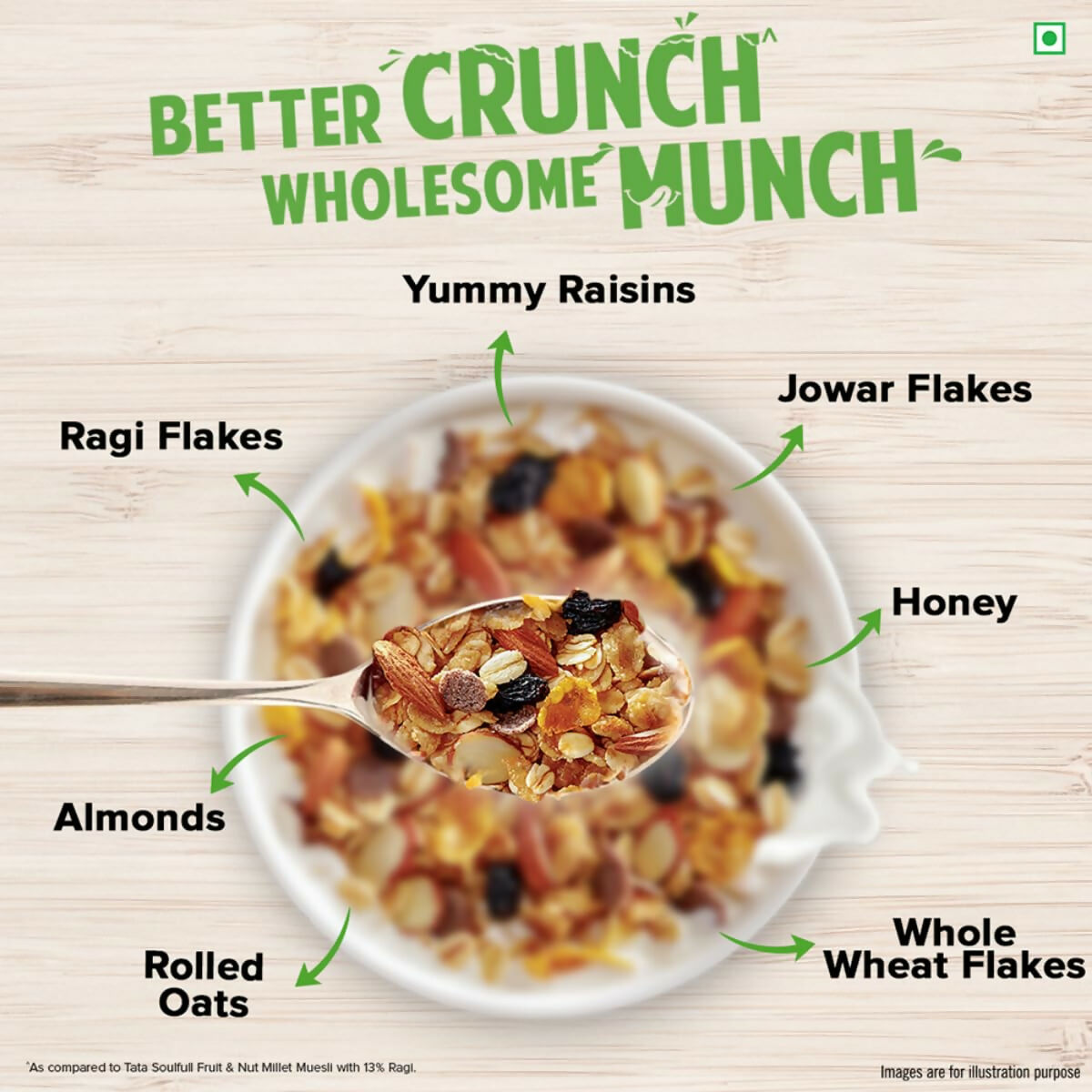Tata Soulfull Millet Muesli Crunchy Breakfast Cereals