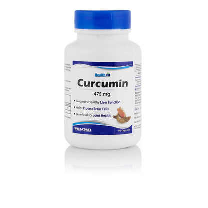 Healthvit Ultra-Pure Curcumin 475mg Capsules -  usa australia canada 