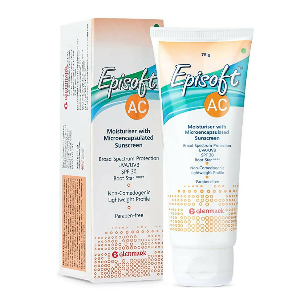 Episoft AC Moisturizer with Sunscreen, SPF 30 - BUDEN