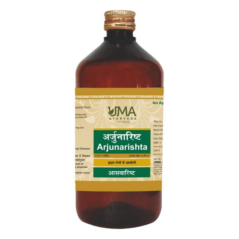 Uma Ayurveda Arjunarishta Syrup