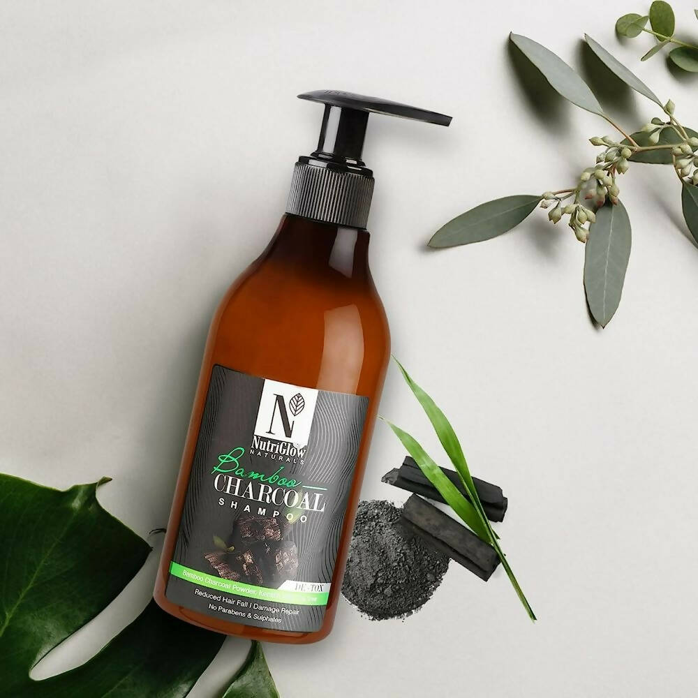 NutriGlow NATURAL'S Bamboo Charcoal Shampoo