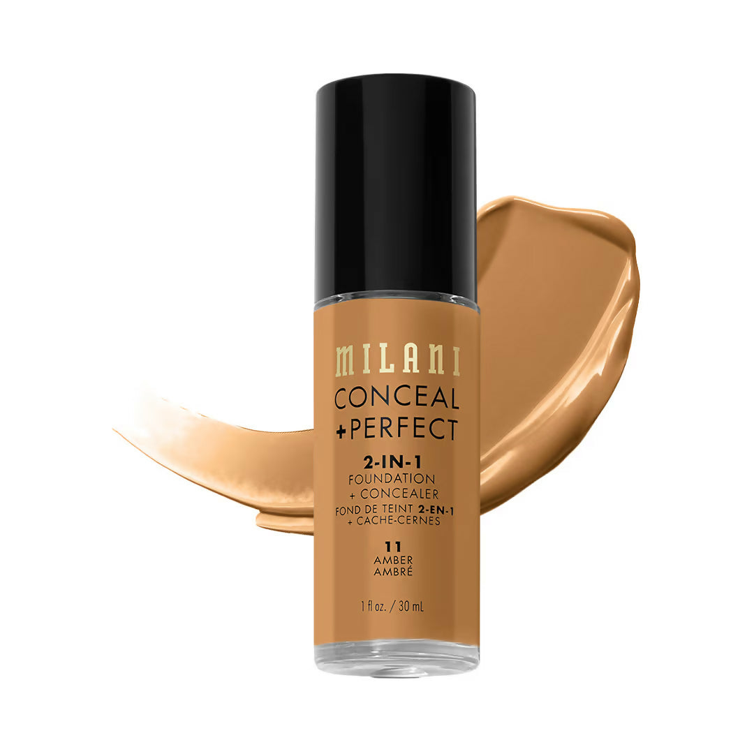 Milani Conceal + Perfect 2-In-1 Foundation + Concealer - Amber - BUDEN