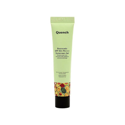 Quench Botanics Bravocado SPF 50+ PA++++ Sunscreen Gel