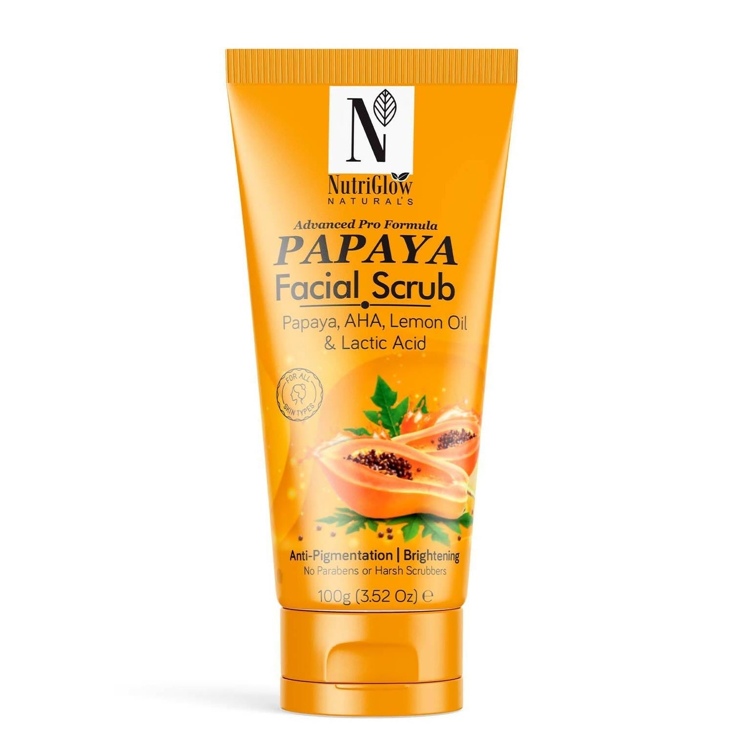 NutriGlow NATURAL'S Papaya Facial Scrub - BUDEN