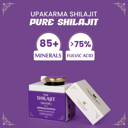 Upakarma Ayurveda Original & Pure SJ Resin Form with Ashwagandha