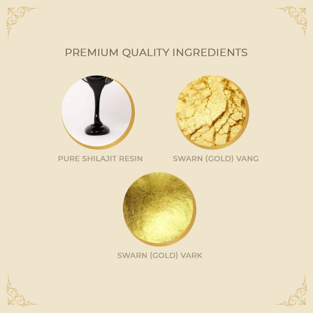 Upakarma Ayurveda Pure SJ Resin Form With Gold Dust