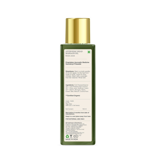 Forest Essentials Ayurvedic Head Massage Oil With Onion Juice