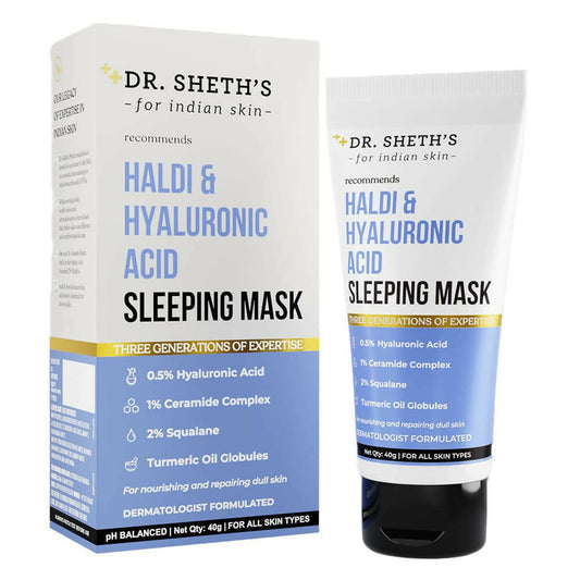Dr. Sheth's Haldi & Hyaluronic Acid Sleeping Mask - BUDNE