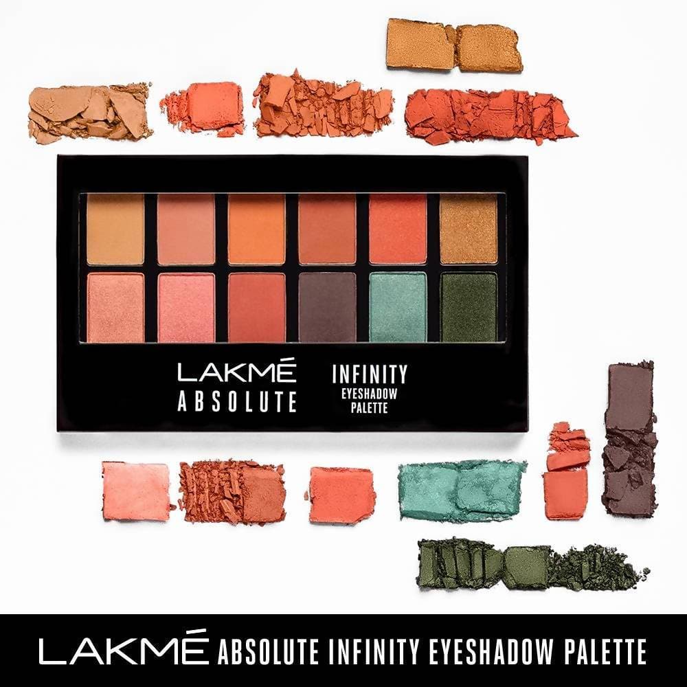 Lakme Absolute Infinity Eye Shadow Palette - Coral Sunset