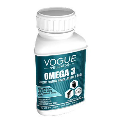 Vogue Wellness Omega 3 Softgel Capsules - BUDEN