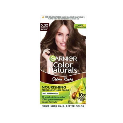 Garnier Color Naturals Creme Riche Hair Color - Shade 5.32 Caramel Brown