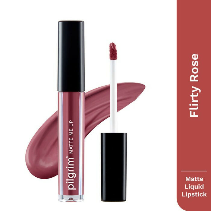 Pilgrim Matte Me Up Liquid Lipstick Flirty Rose