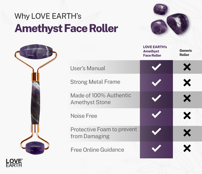 Love Earth Amethyst Face Roller
