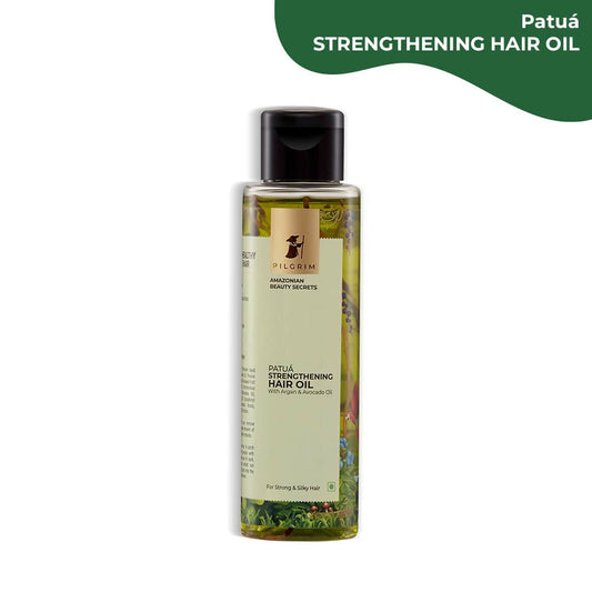 Pilgrim Amazonian Patua Strengthening Hair Oil With Argan & Avocado Oil For Strong & Silky Hair