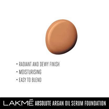 Lakme Absolute Argan Oil Serum Foundation with SPF 45 - Natural Almond