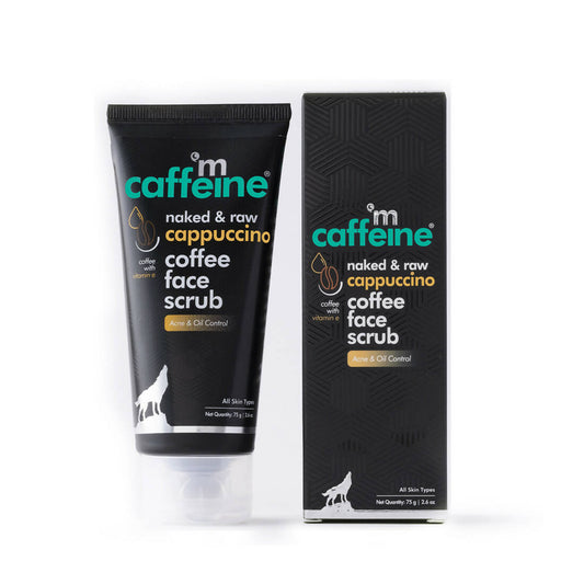 mCaffeine Naked & Raw Cappuccino Coffee Face Scrub -  USA 