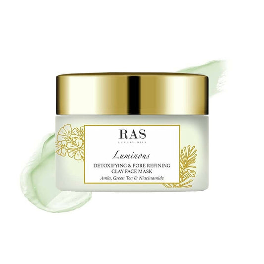 Ras Luxury Oils Luminous Detoxifying & Pore Refining Clay Face Mask - usa canada australia