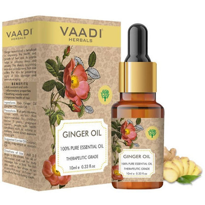 Vaadi Herbals Ginger 100% Pure Essential Oil Therapeutic Grade - BUDNE