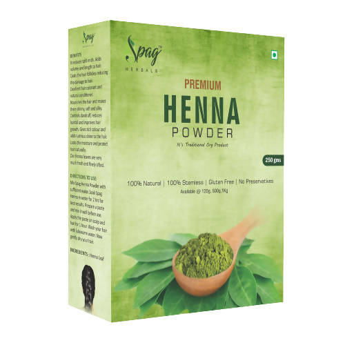 Spag Herbals Premium Henna Powder - BUDNE