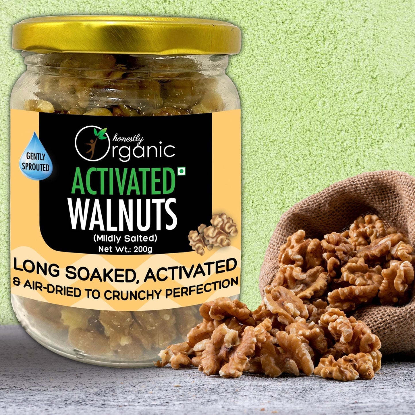 D-Alive Honestly Organic Activated Walnuts