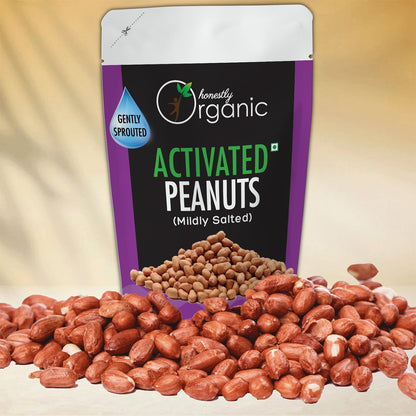 D-Alive Honestly Organic Activated Peanuts (Mildly Salted)
