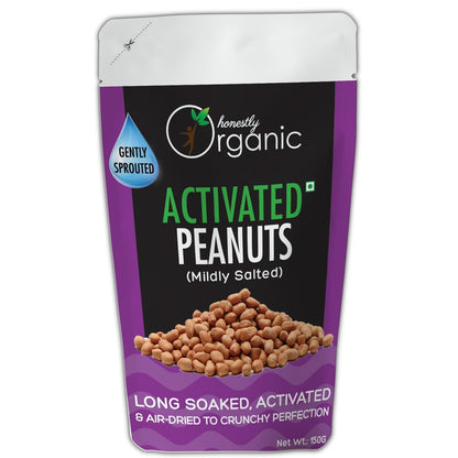 D-Alive Honestly Organic Activated Peanuts (Mildly Salted)