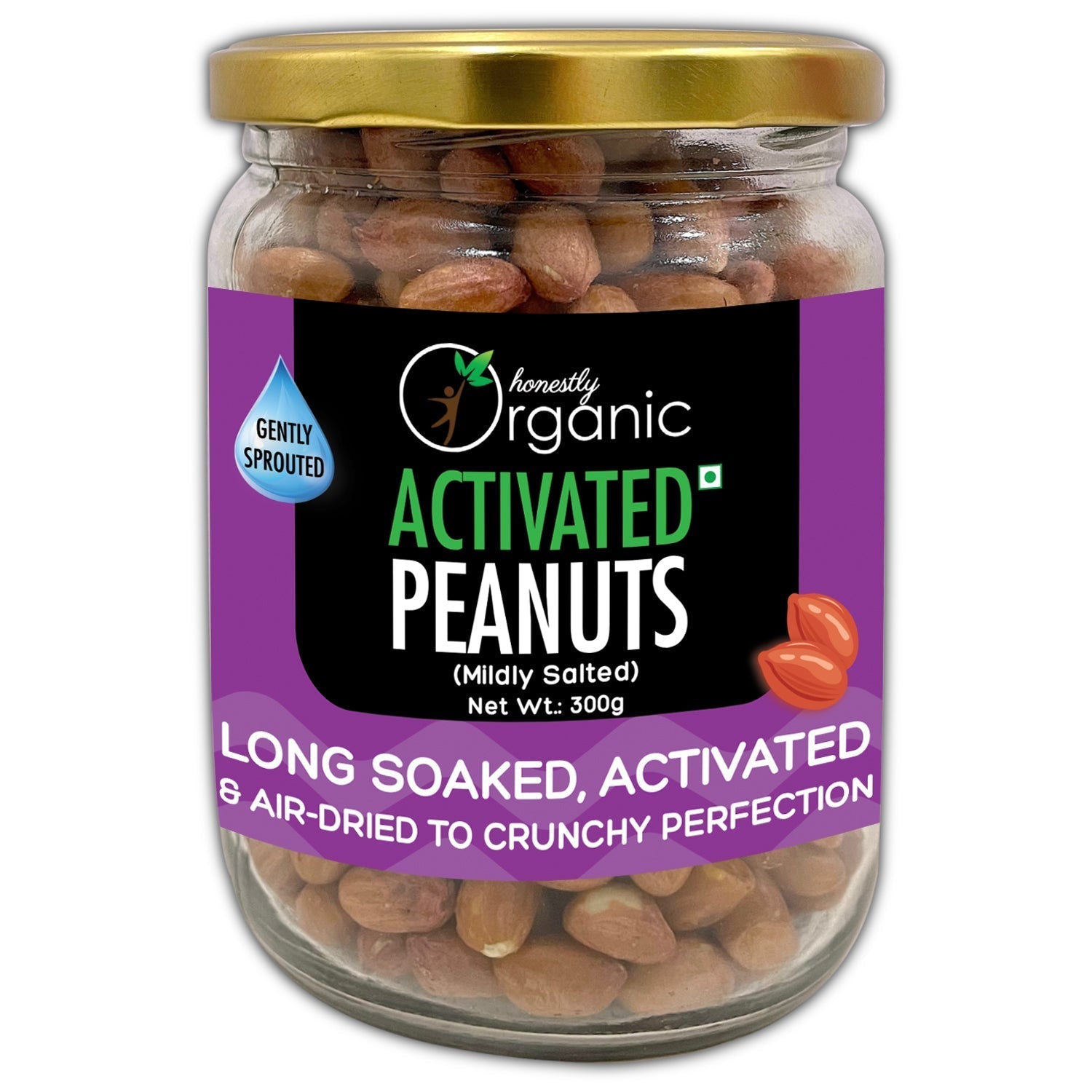 D-Alive Honestly Organic Activated Peanuts (Mildly Salted) - buy in USA, Australia, Canada