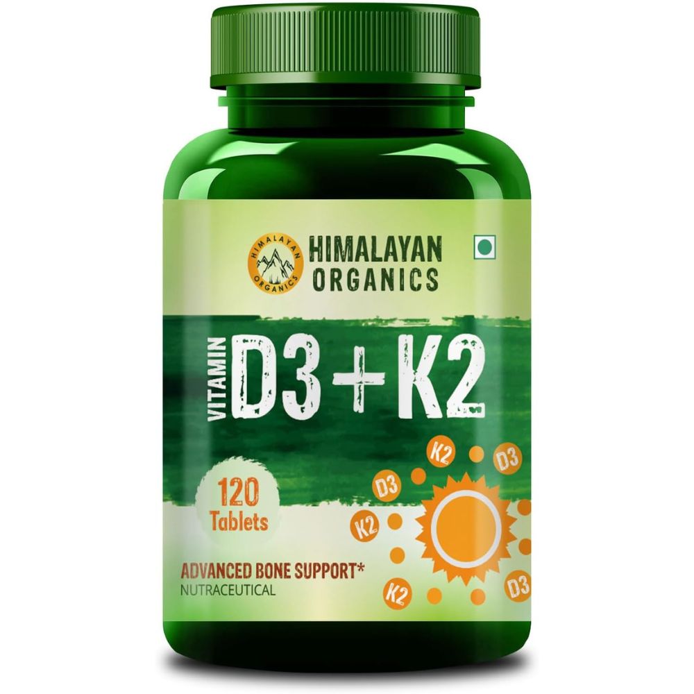 Himalayan Organics Vitamin D3 + K2 Promote Healthy Bones Nutraceutical Tablets -  usa australia canada 