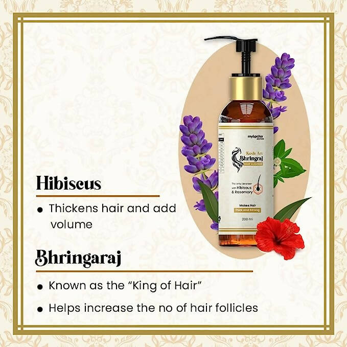 myUpchar Ayurveda KeshArt Bhringraj Hair Cleanser Shampoo