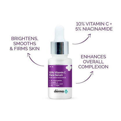 The Derma Co 10% Vitamin C Face Serum For Skin Radiance