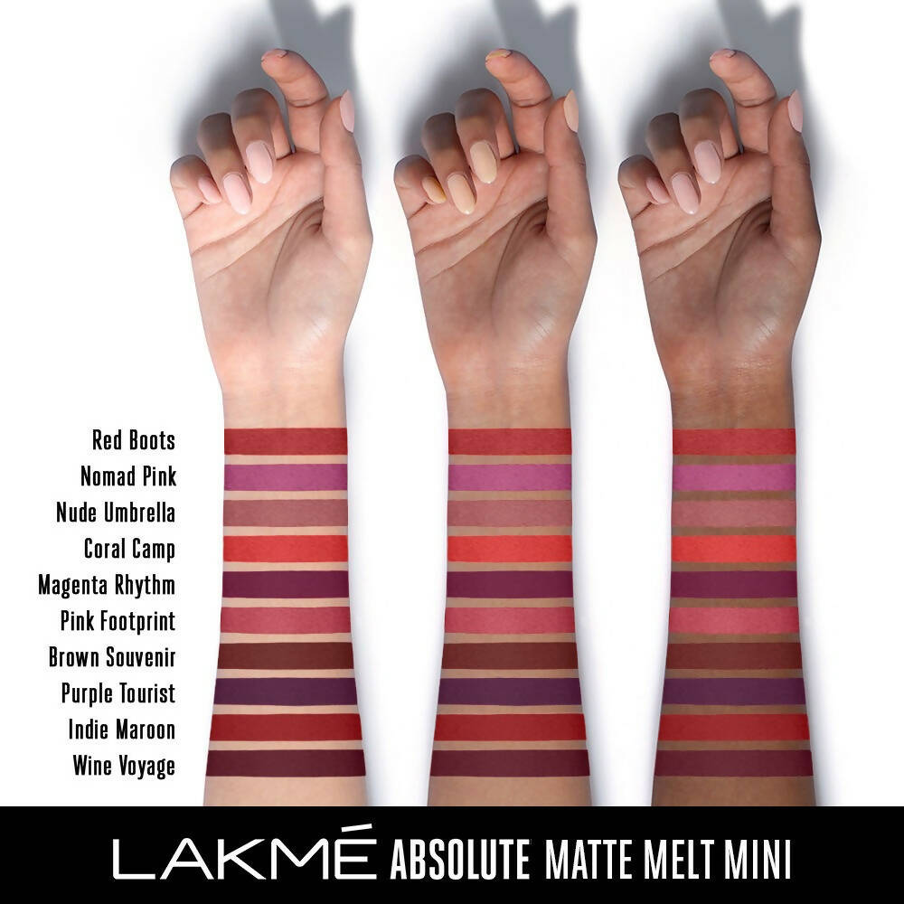 Lakme Absolute Matte Melt Mini Liquid Lip Color - Purple Tourist