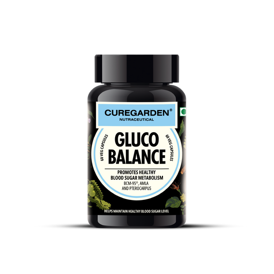 Curegarden Natural Gluco Balance Veg Capsules - usa canada australia